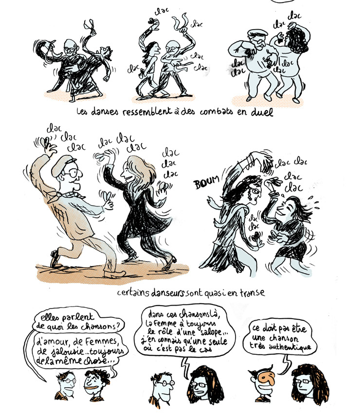 Illustration de Julien Cordier : festa napoletana